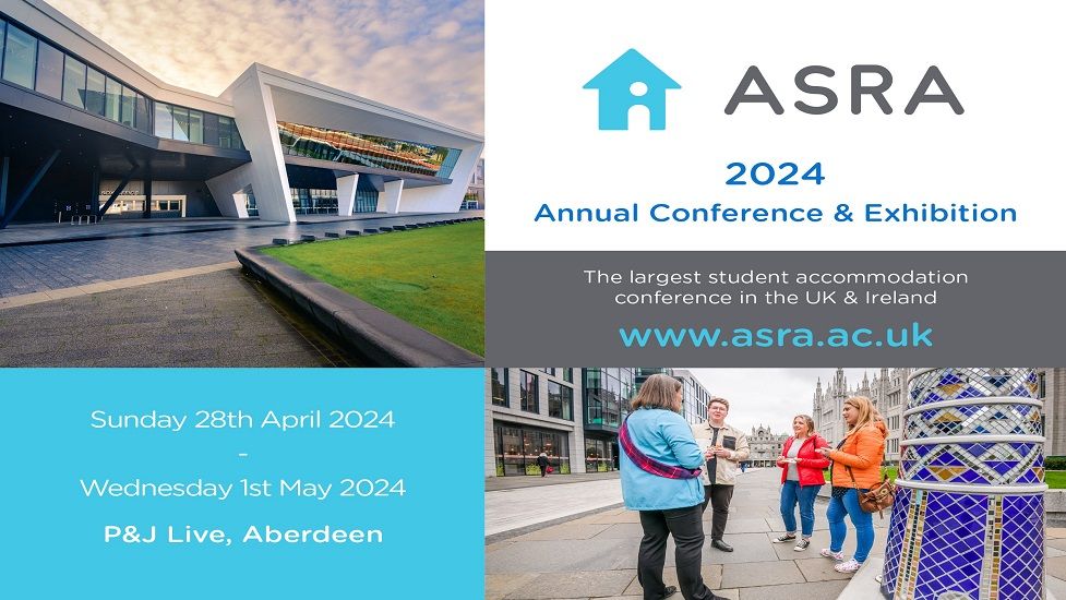 Graphic advertising the ASRA 2024 conference